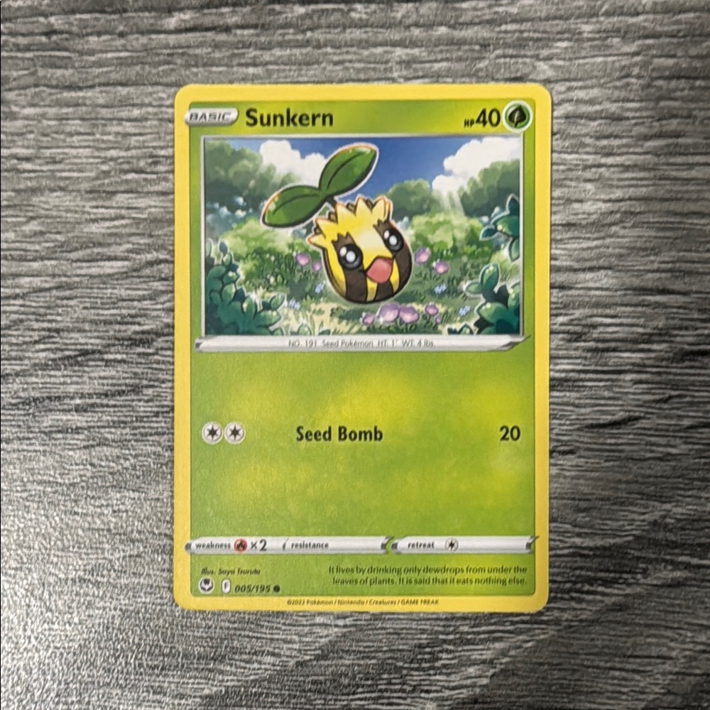 Pokémon | #005/195: Sunkern (2022) - Collectible Trading Card